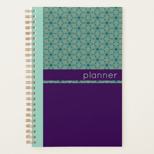 japans schildpadpatroon planner (Voorkant)