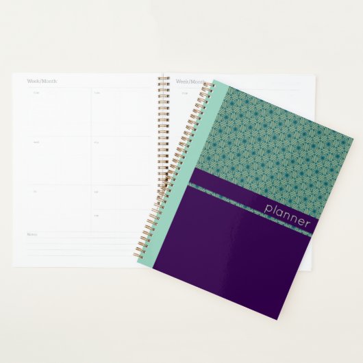 japans schildpadpatroon planner (Display)