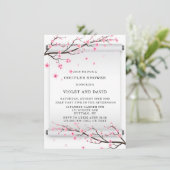 Japans schoeisel met rolCherry Blossom Tree Kaart (Staand voorkant)