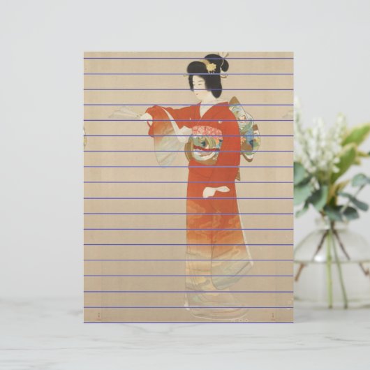 Japans schrijfpapier (Staand voorkant)