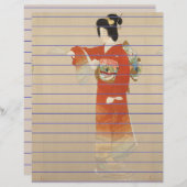 Japans schrijfpapier (Voorkant / Achterkant)