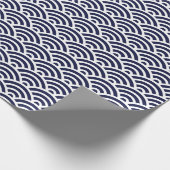 Japans Seigaiha-patroon Cadeaupapier (Hoek)