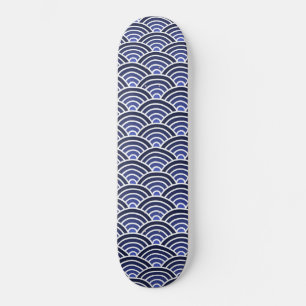 Japans Seigaiha Waves Patroon Persoonlijk Skateboard