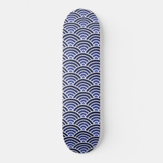 Japans Seigaiha Waves Patroon Persoonlijk Skateboard (Voorkant)