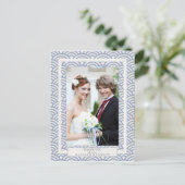 Japans Seigaiha Weddenschap Hartelijk dank voor aa Briefkaart (Staand voorkant)