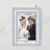 Japans Seigaiha Weddenschap Hartelijk dank voor aa Briefkaart (Voorkant / Achterkant)