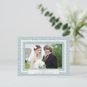 Japans Seigaiha Weddenschap Hartelijk dank voor aa Briefkaart (Staand voorkant)