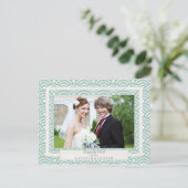 Japans Seigaiha Weddenschap Hartelijk dank voor aa Briefkaart (Staand voorkant)