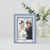 Japans Seigaiha Weddenschap Hartelijk dank voor aa Briefkaart (Staand voorkant)