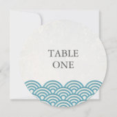 Japans Seigha met piekgolven rondetafelnummer Kaart (Voorkant)