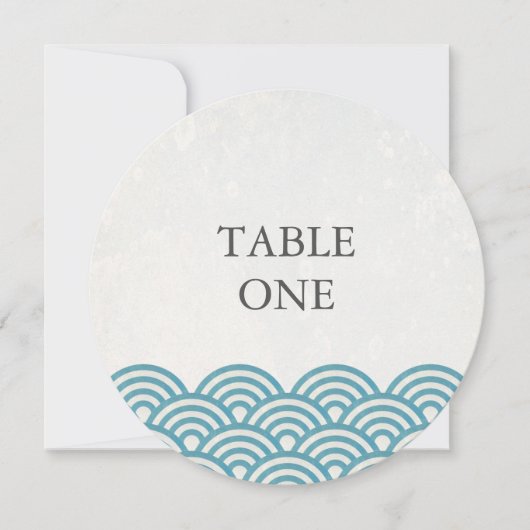Japans Seigha met piekgolven rondetafelnummer Kaart (Voorkant)