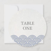Japans Seigha met piekgolven rondetafelnummer Kaart (Voorkant)