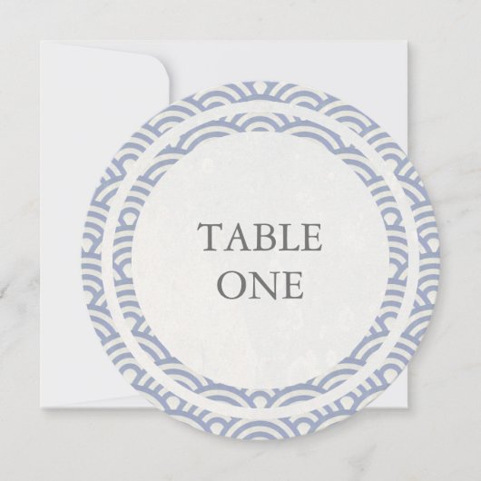 Japans Seigha met piekgolven rondetafelnummer Kaart (Voorkant)