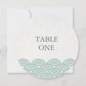 Japans Seigha met piekgolven rondetafelnummer Kaart (Voorkant)