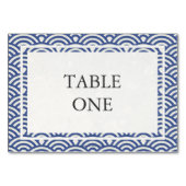 Japans Seigha Stijlvol nummer van Waves-tabel Kaart (Achterkant)