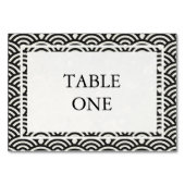 Japans Seigha Stijlvol nummer van Waves-tabel Kaart (Achterkant)