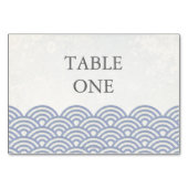 Japans Seigha Stijlvol nummer van Waves-tabel Kaart (Achterkant)