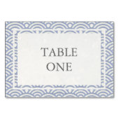 Japans Seigha Stijlvol nummer van Waves-tabel Kaart (Achterkant)