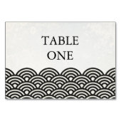 Japans Seigha Stijlvol nummer van Waves-tabel Kaart (Achterkant)