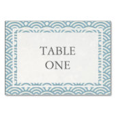 Japans Seigha Stijlvol nummer van Waves-tabel Kaart (Achterkant)