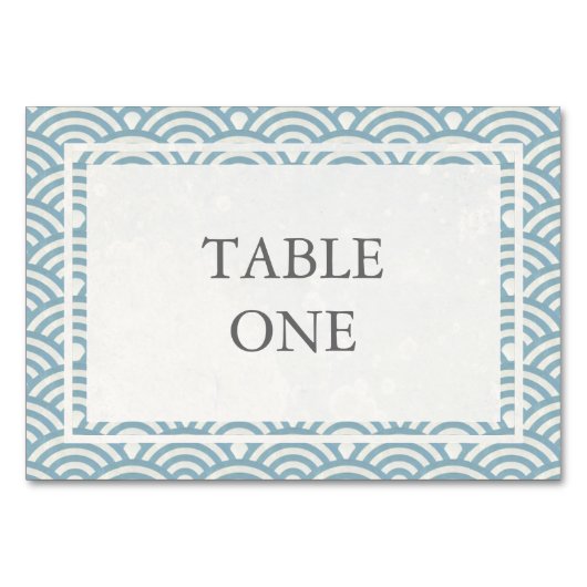 Japans Seigha Stijlvol nummer van Waves-tabel Kaart (Voorkant)