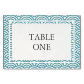 Japans Seigha Stijlvol nummer van Waves-tabel Kaart (Achterkant)