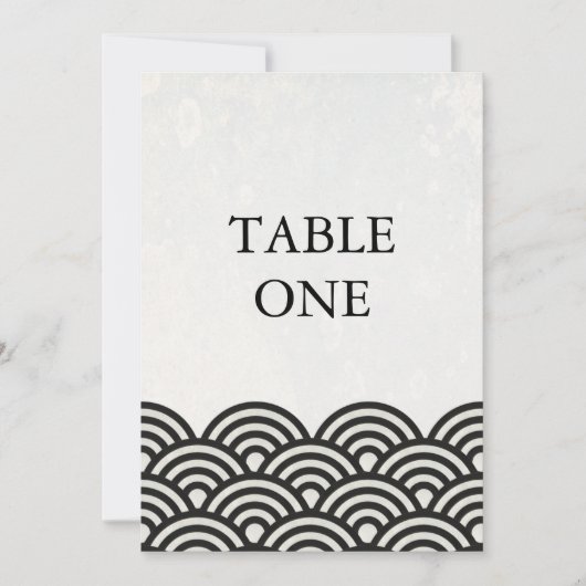 Japans Seigha - Stijve golven groot lijstnummer Kaart (Voorkant)