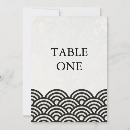 Japans Seigha - Stijve golven groot lijstnummer Kaart (Achterkant)