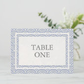 Japans Seigha - Stijve golven groot lijstnummer Kaart (Staand voorkant)