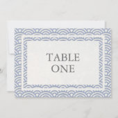 Japans Seigha - Stijve golven groot lijstnummer Kaart (Achterkant)