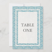 Japans Seigha - Stijve golven groot lijstnummer Kaart (Achterkant)