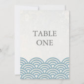 Japans Seigha - Stijve golven groot lijstnummer Kaart (Achterkant)