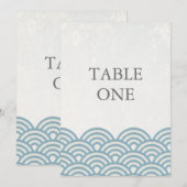 Japans Seigha - Stijve golven groot lijstnummer Kaart (Voorkant / Achterkant)