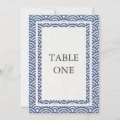 Japans Seigha - Stijve golven groot lijstnummer Kaart (Voorkant)