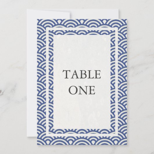 Japans Seigha - Stijve golven groot lijstnummer Kaart (Voorkant)