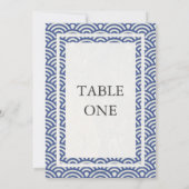 Japans Seigha - Stijve golven groot lijstnummer Kaart (Achterkant)