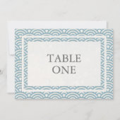 Japans Seigha - Stijve golven groot lijstnummer Kaart (Voorkant)