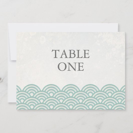 Japans Seigha - Stijve golven groot lijstnummer Kaart (Voorkant)