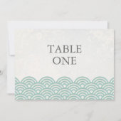 Japans Seigha - Stijve golven groot lijstnummer Kaart (Achterkant)