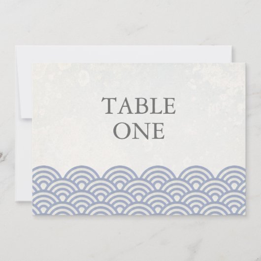 Japans Seigha - Stijve golven groot lijstnummer Kaart (Voorkant)