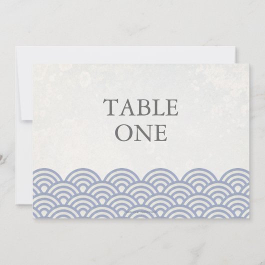 Japans Seigha - Stijve golven groot lijstnummer Kaart (Achterkant)