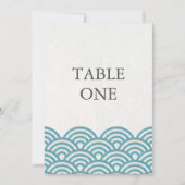 Japans Seigha - Stijve golven groot lijstnummer Kaart (Voorkant)