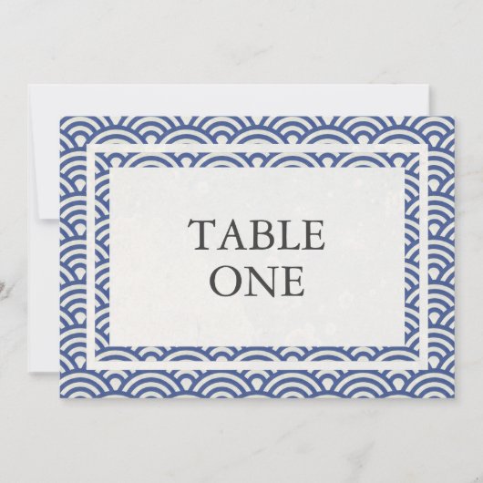 Japans Seigha - Stijve golven groot lijstnummer Kaart (Voorkant)