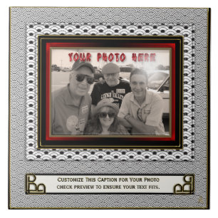 Japans Shell Pattern + Foto Tegel (gepersonaliseer Tegeltje