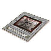 Japans Shell Pattern + Foto Tegel (gepersonaliseer Tegeltje (Zijkant)