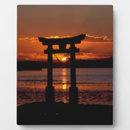 Japans Shrine Nagao Fotoplaat