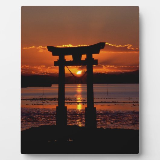 Japans Shrine Nagao Fotoplaat (Voorkant)