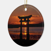 Japans Shrine Nagao Keramisch Ornament (Links)