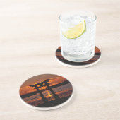 Japans Shrine Nagao Zandsteen Onderzetter (Zijkant)