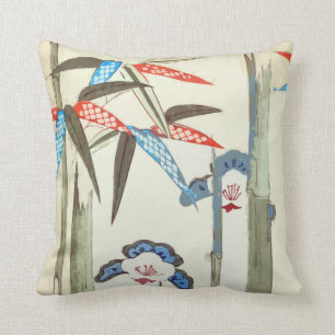  Japans Sierkussen van Artwork Bamboo